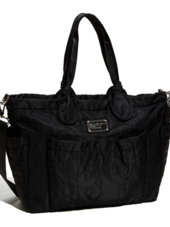 New Marc Jacobs Pretty Nylon Eliza Baby Bag Crossbody Bag  Marc by Marc Jacobs Pretty Eliza Baby Diaper Bag Black Quilted Nylon